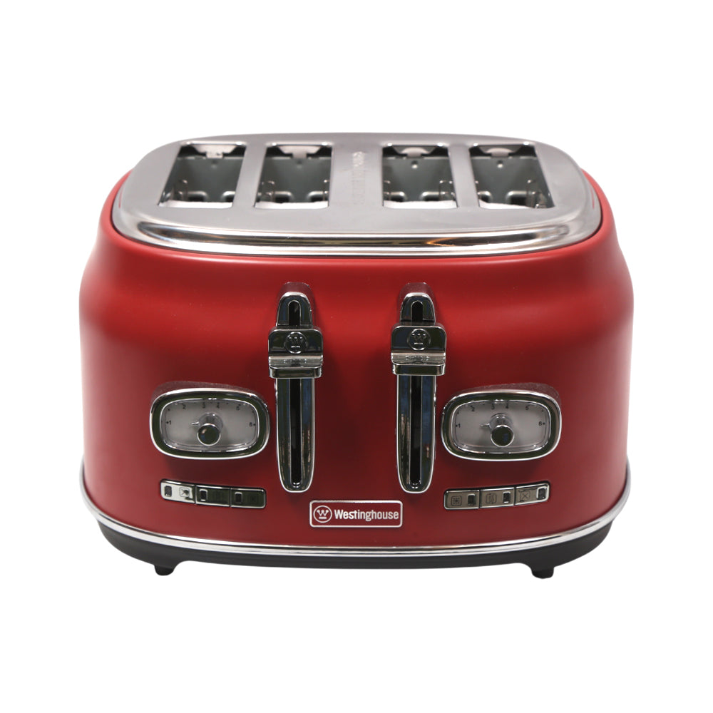 WESTINGHOUSE TOASTER RETRO 4 SLICE WKTTBD809RD Default Title - MamasJan Electronics