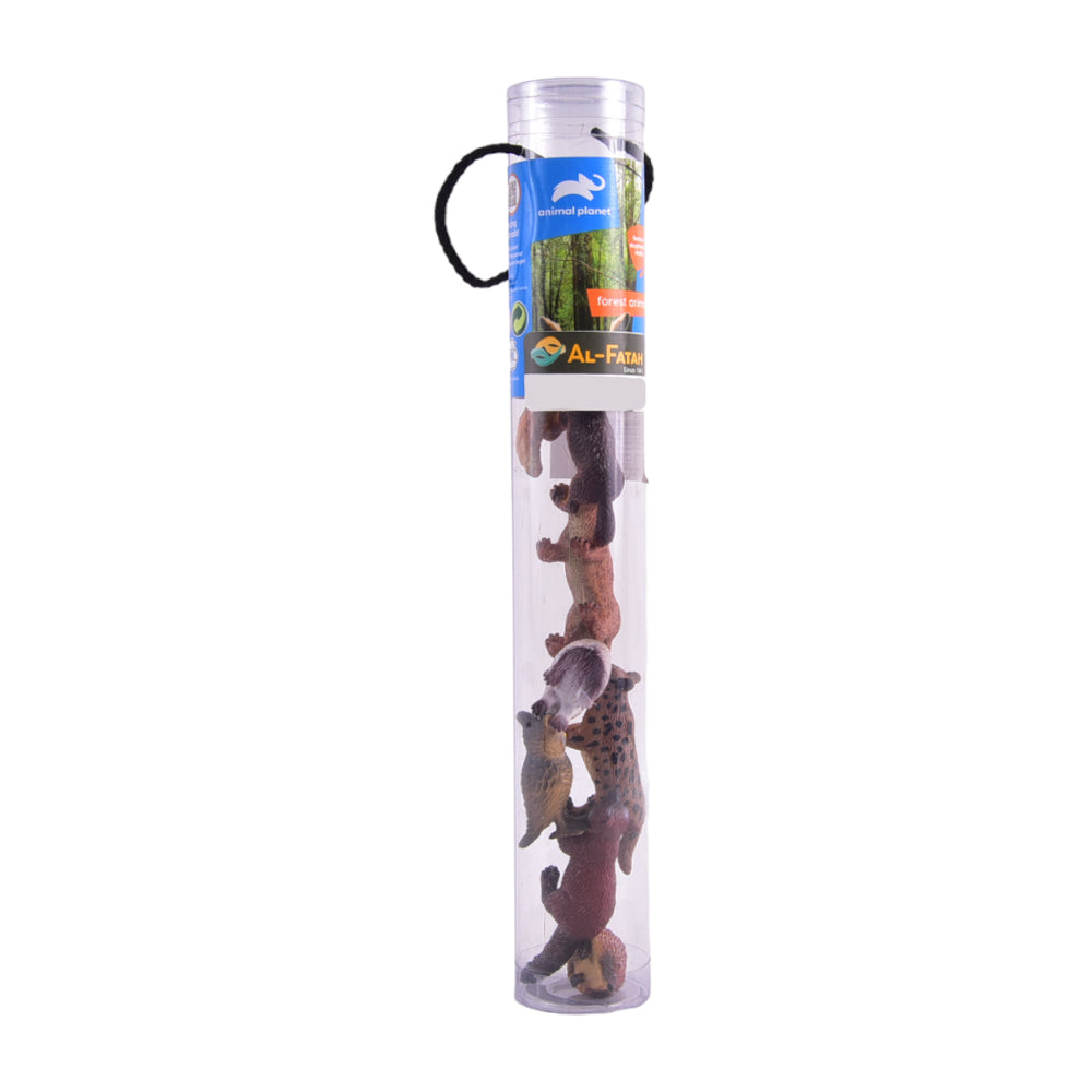 D6303 8 PCS FOREST ANIMALS IN TUBE Default Title - MamasJan Toys