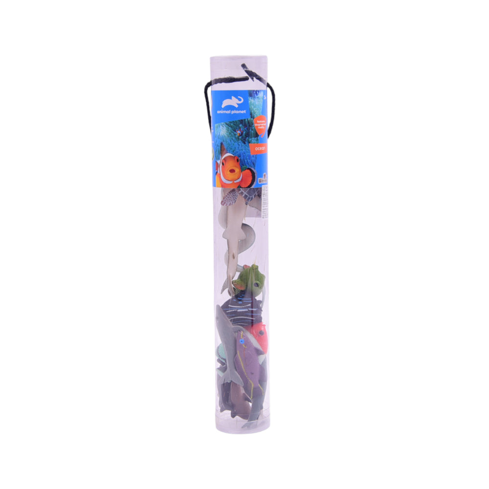 13 PCS OCEAN ANIMALS IN TUBE D6305 Default Title - MamasJan Toys