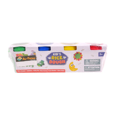 11001R KIDS RICE PLAY DOUGH 4PCS Default Title - MamasJan Toys