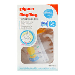 PIGEON MAGMAG TRAINING NIPPLE CUP 3+MONTH 180 ML 26903 Default Title - MamasJan Grocery Nonfood