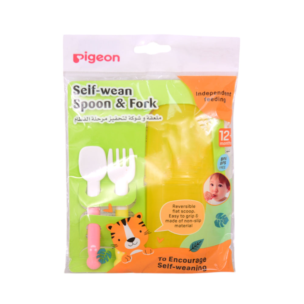 PIGEON SPOON & FORK SELF-WEAN INDEPENDENT FEEDING 79684 Default Title - MamasJan Grocery Nonfood