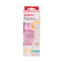 PIGEON FLEXIBLE FEEDER SOFT ELASTIC 0+MONTH 120 ML 79226 Default Title - MamasJan Grocery Nonfood