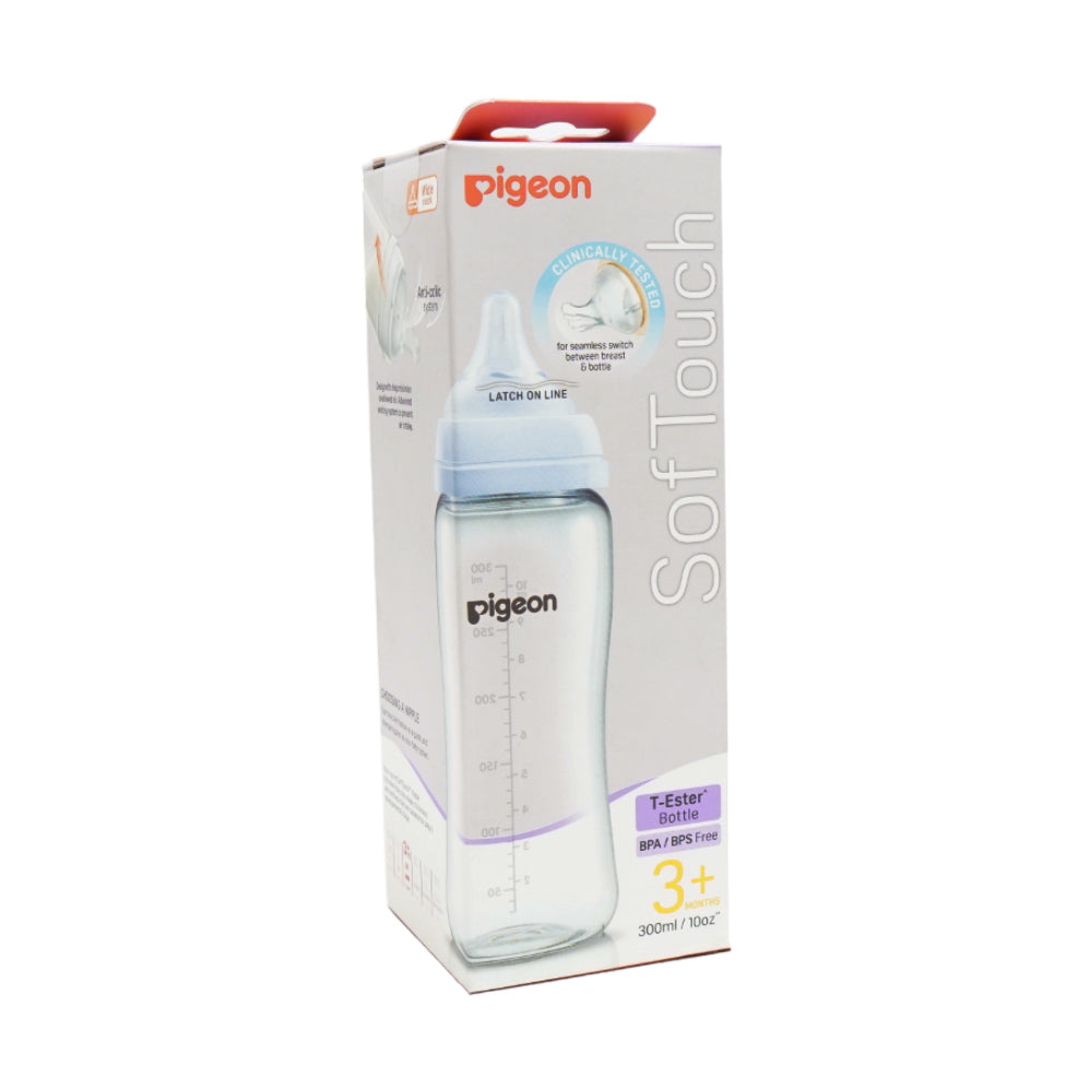 PIGEON BABY FEEDING BOTTLE SOFTTOUCH 3M+ 300 ML 79445 Default Title - MamasJan Grocery Nonfood