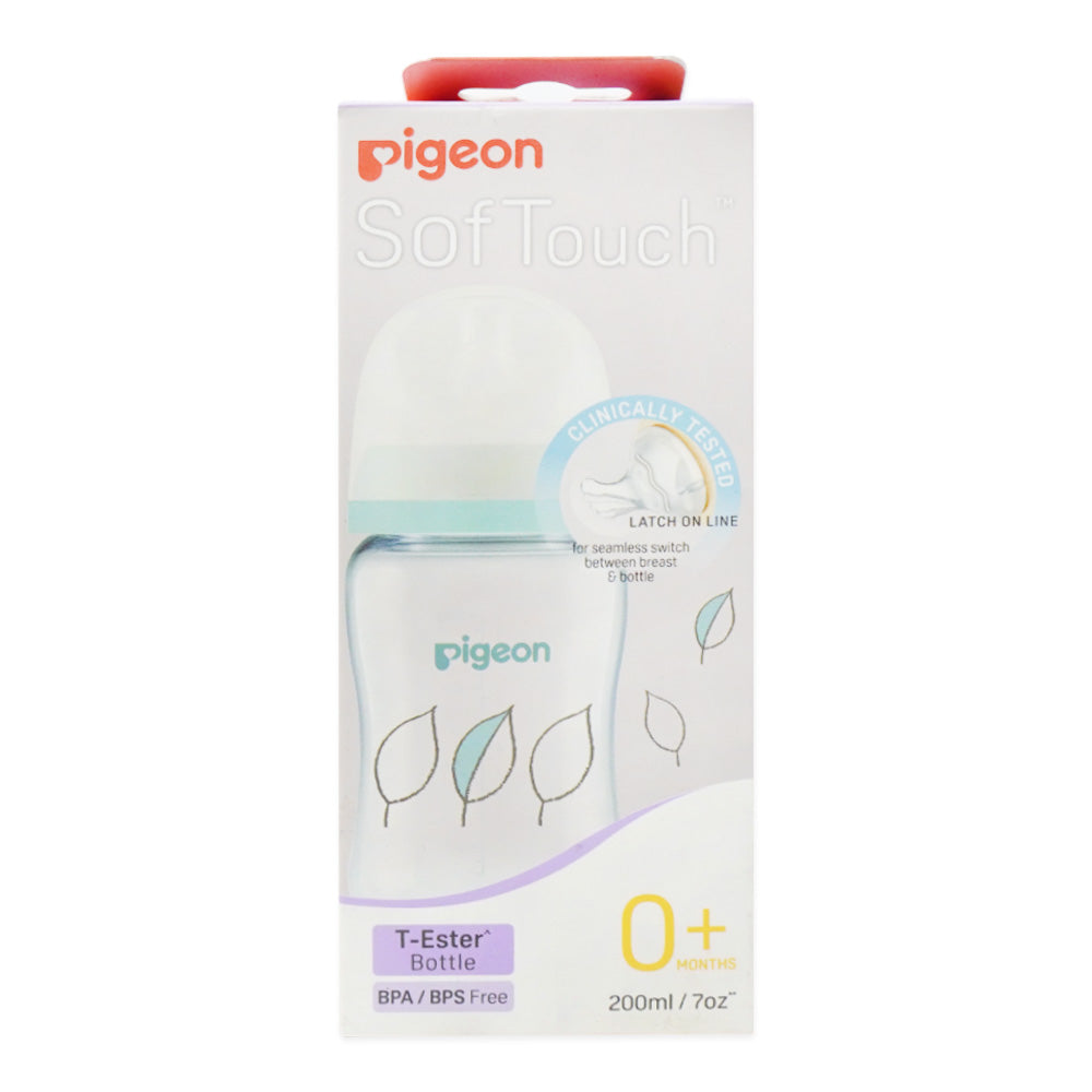 PIGEON SOFTOUCH FEEDER LEAF 0+MONTHS 200 ML 79449 Default Title - MamasJan Grocery Nonfood
