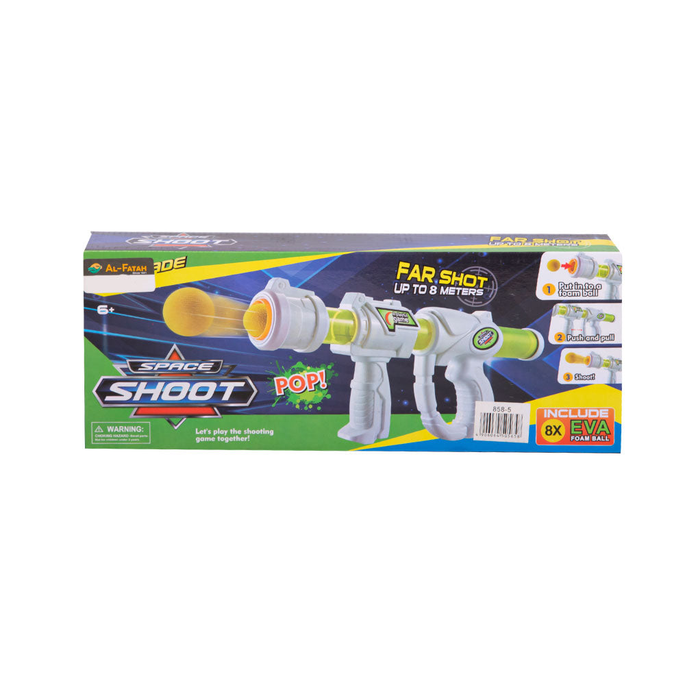 858-5 Space Shoot Ball Gun (6+ Year) D Default Title - MamasJan Toys