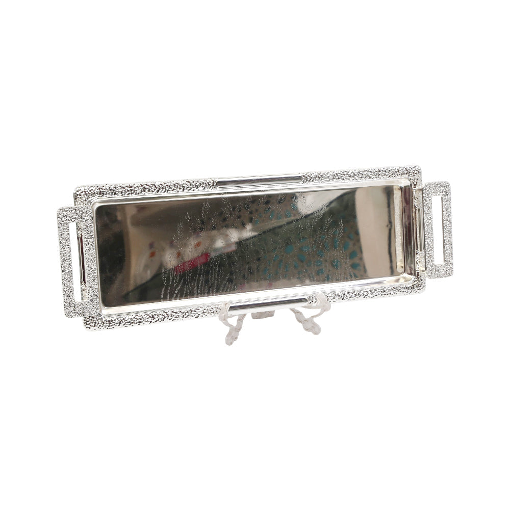 TRAY SERVING STEEL IR ZS668C Default Title - MamasJan Crockery