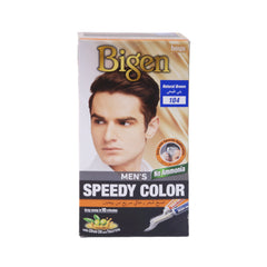 BIGEN MENS SPEEDY HAIR COLOR NATURAL BROWN 104 Default Title - MamasJan haircare