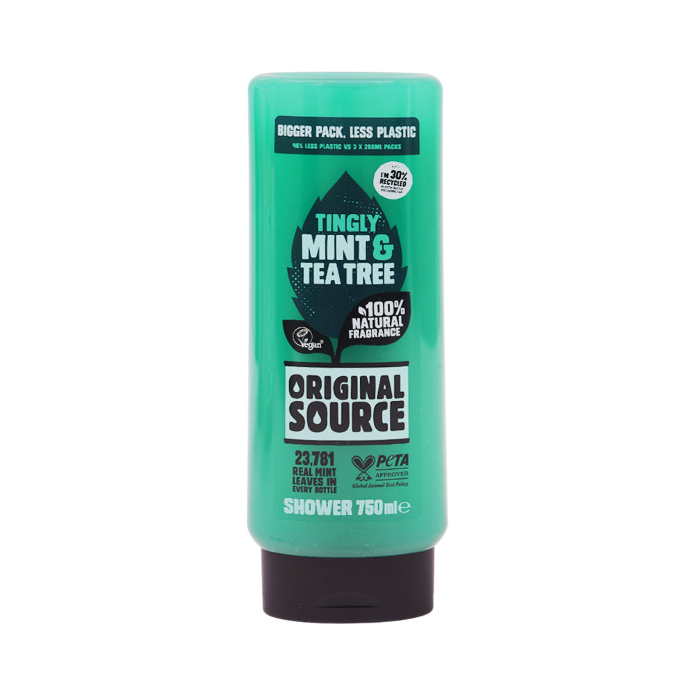 ORIGINAL SOURCE SHOWER GEL TINGLY MINT & TEA TREE 750 ML Default Title - MamasJan skincare