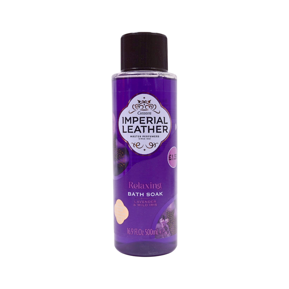 IMPERIAL LEATHER BATH SOAK RELAXING LAVENDER & WILD IRIS 500 Default Title - MamasJan skincare