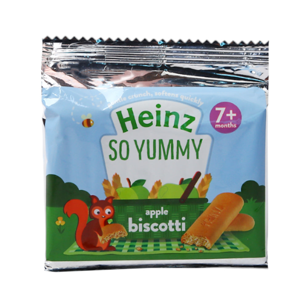 HEINZ BISCOTTI SO YUMMY APPLE SNACK 60 GM Default Title - MamasJan Grocery