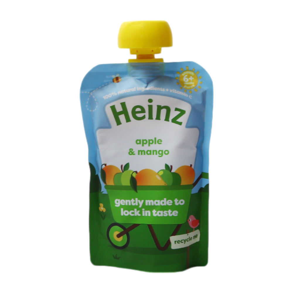 HEINZ BABY FOOD APPLE MANGO PUREE 100 GM BASIC Default Title - MamasJan Grocery