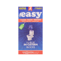 EASY TOILET FRESHENER BLOCK LU-BLUE IN-CISTERN 2X38 GM Default Title - MamasJan Grocery Nonfood