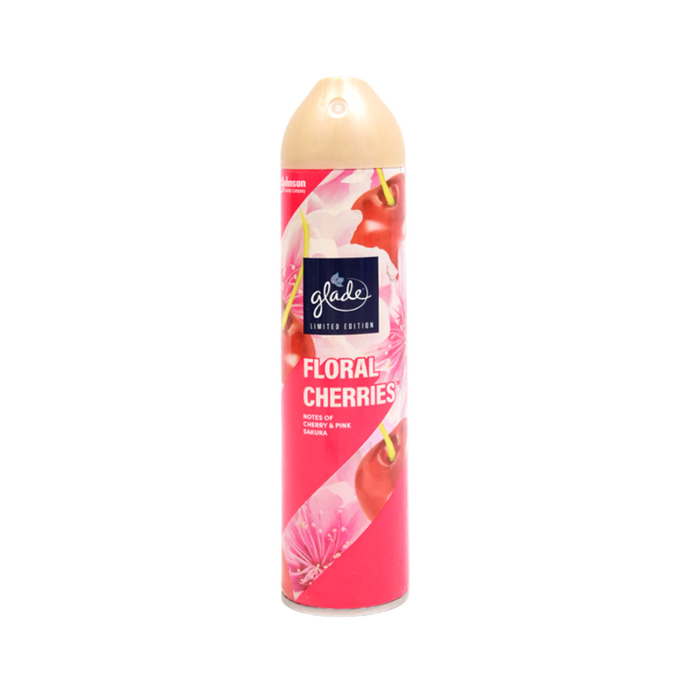 GLADE AIR FRESHENER FLORAL CHERRIES LIMITED EDITION 300 ML Default Title - MamasJan Grocery Nonfood