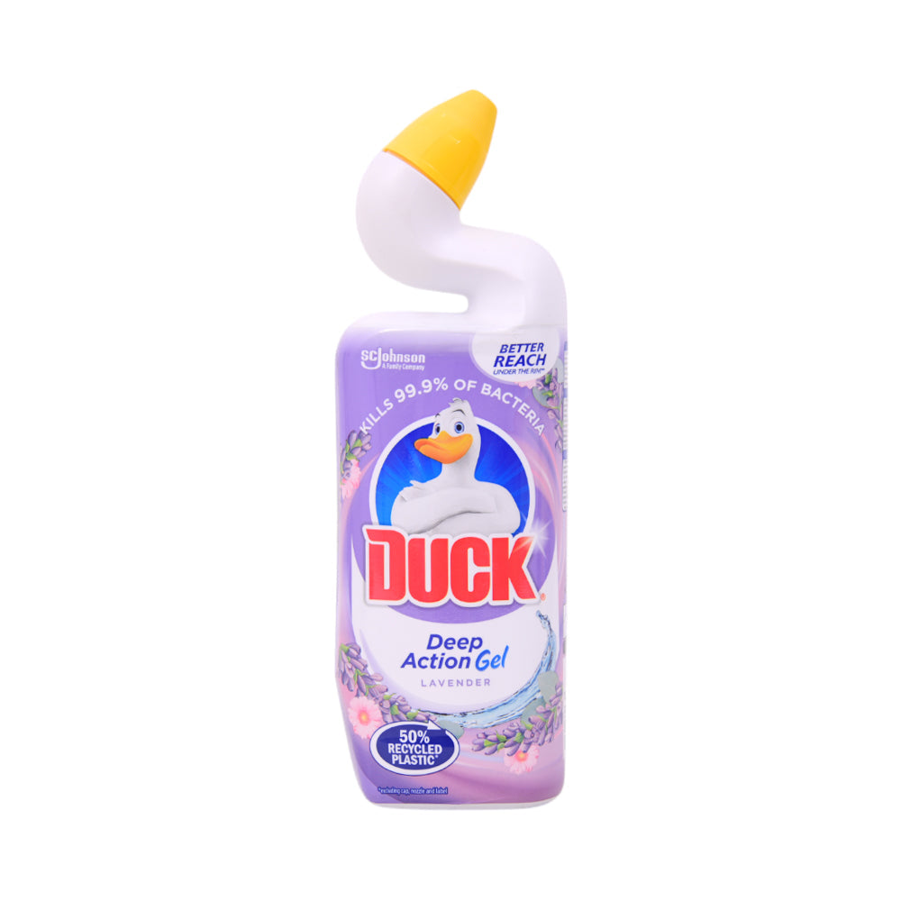 DUCK TOILET CLEANER DEEP ACTION GEL LAVENDER 750 ML Default Title - MamasJan Grocery Nonfood