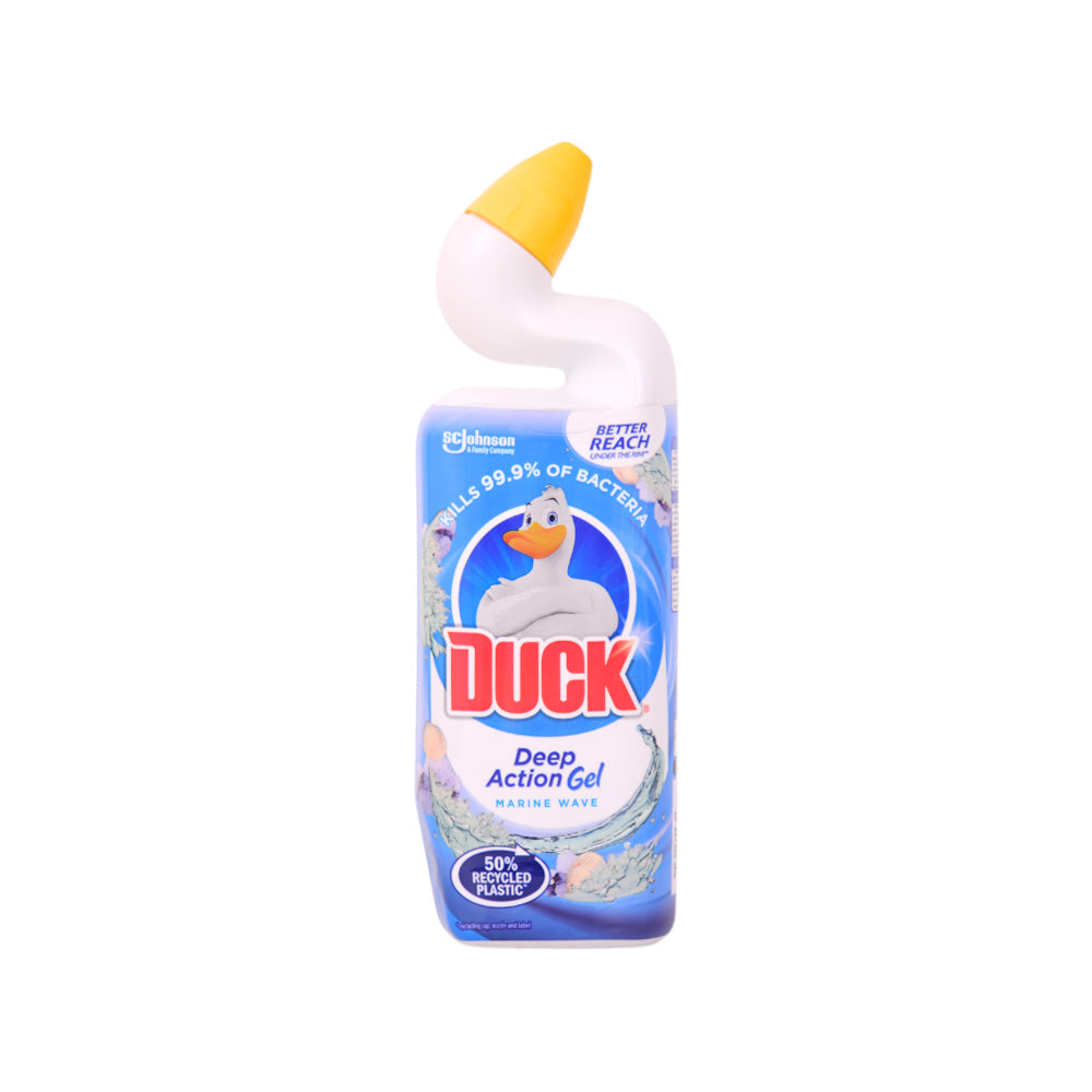 DUCK TOILET CLEANING GEL DEEP ACTION MARINE WAVE 750 ML Default Title - MamasJan Grocery Nonfood