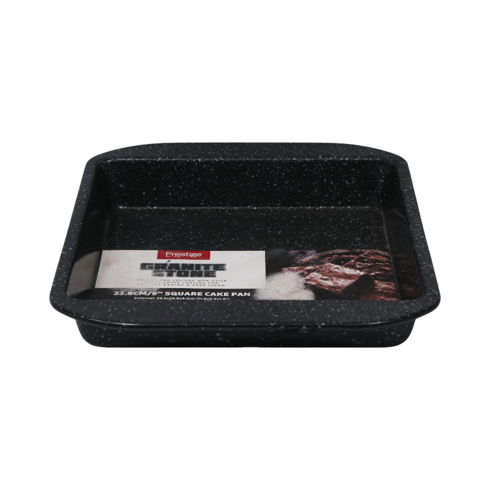 CAKE PAN SQUARE PRESTIGE GRANITE PR48758 Default Title - MamasJan Crockery