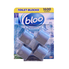 BLOO TOILET FRESHING BLOCKS 2IN1 ORIGINAL BLUE 4X50 GM Default Title - MamasJan Grocery Nonfood