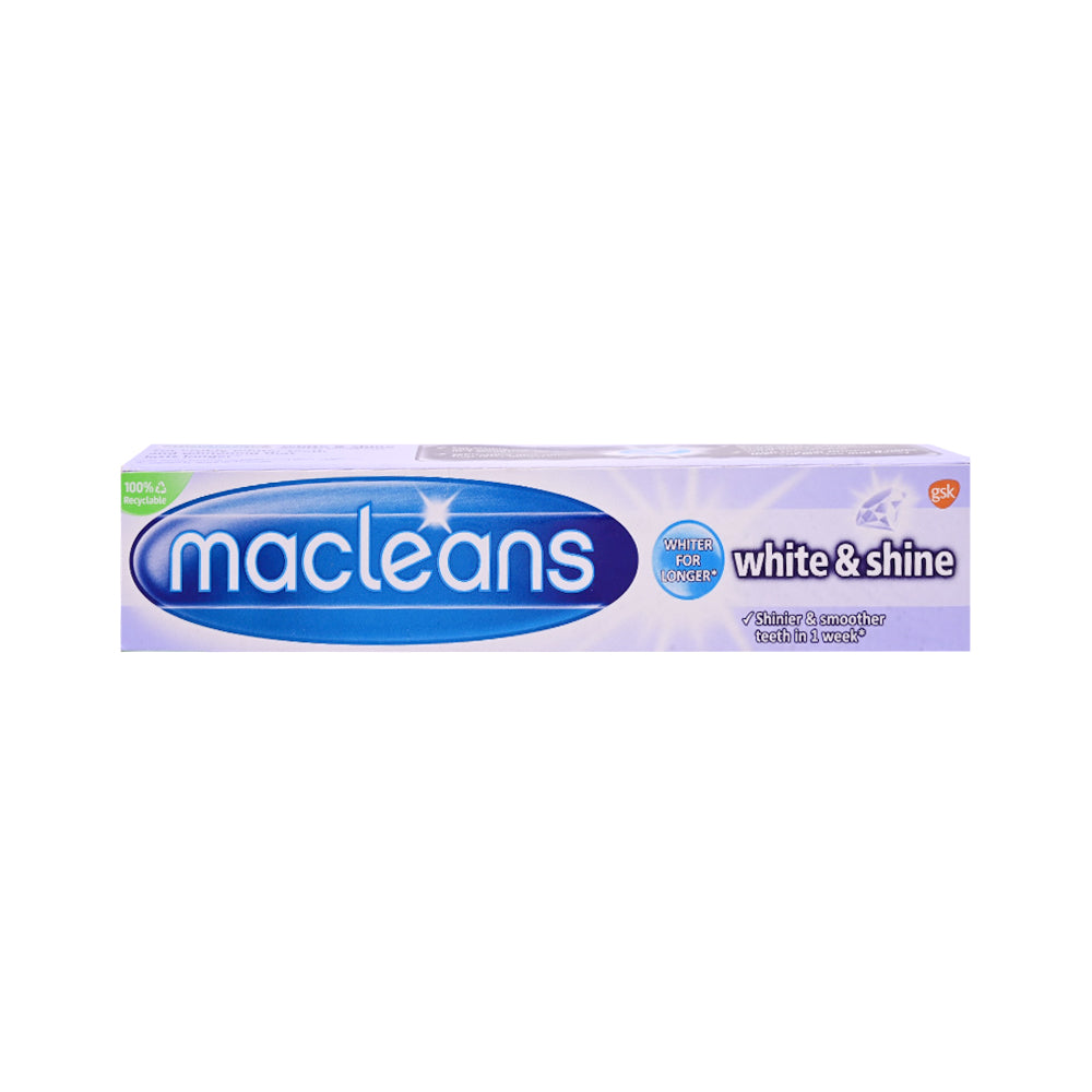 MACLEANS TOOTHPASTE WHITE & SHINE 100 ML Default Title - MamasJan Grocery Nonfood