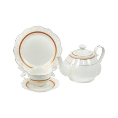 TEA SET 24PC ROYAL BISTRO IR QRD25054-11 Default Title - MamasJan Crockery