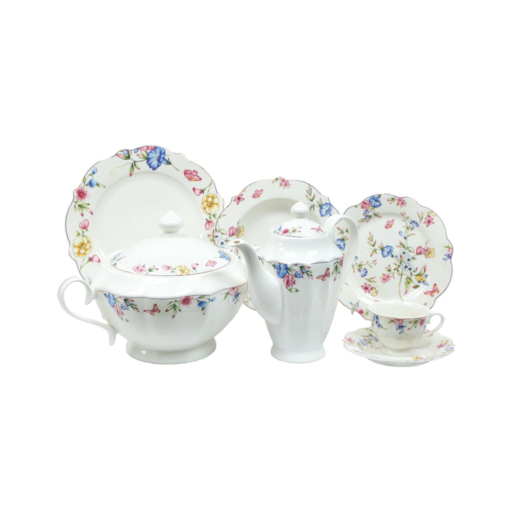 DINNER SET 61PC ROYAL BISTRO IR QRD25052-5 Default Title - MamasJan Crockery
