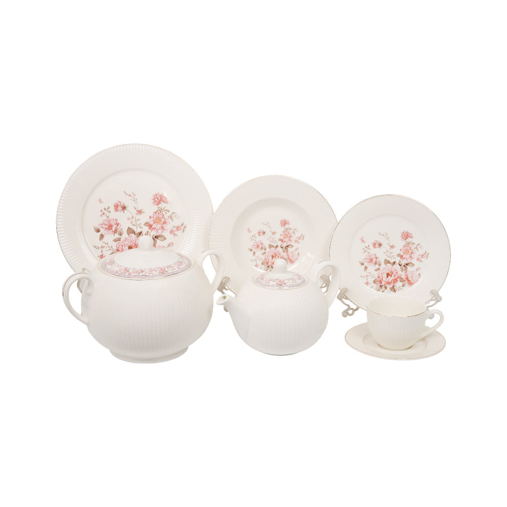 DINNER SET 61PC ROYAL BISTRO IR QRD25053-8 Default Title - MamasJan Crockery