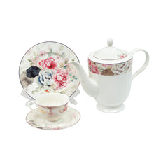 TEA SET 24PC ROYAL BISTRO IR QRD25054-1 Default Title - MamasJan Crockery