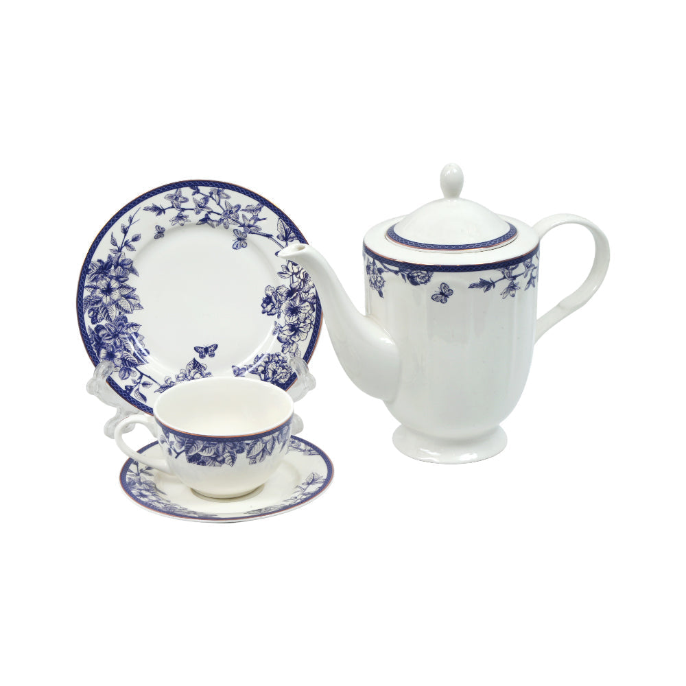 TEA SET 24PC ROYAL BISTRO IR QRD25054-2 Default Title - MamasJan Crockery