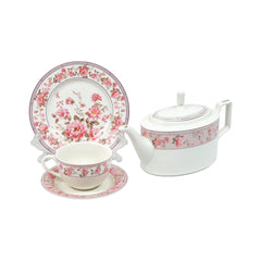 TEA SET 24PC ROYAL BISTRO IR QRD25054-8 Default Title - MamasJan Crockery