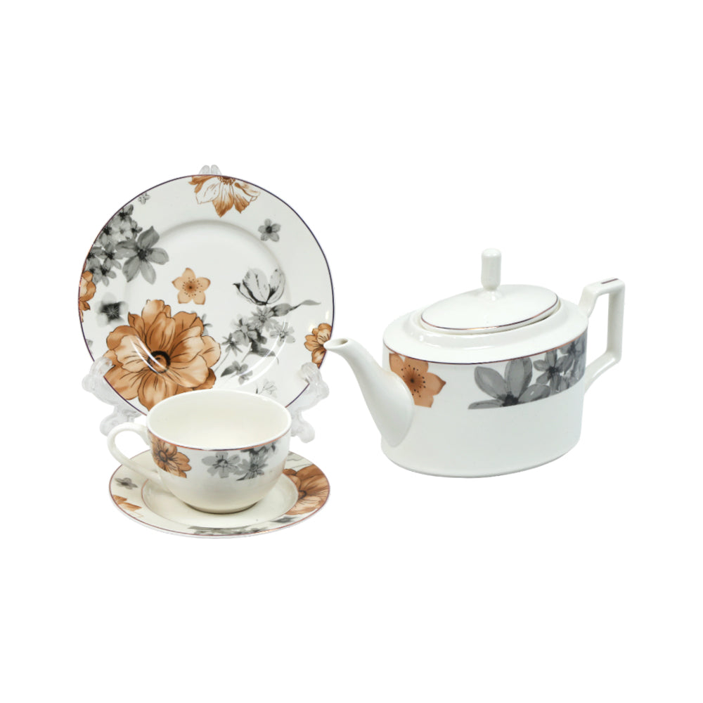 TEA SET 24PC ROYAL BISTRO IR QRD25054-9 Default Title - MamasJan Crockery