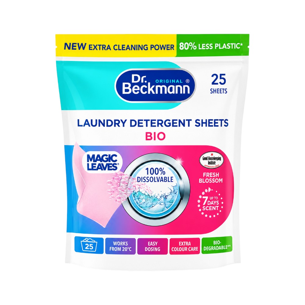 DR. BECKMANN LAUNDRY DETERGENT SHEETS BIO FRESH BLOSSOM 25 S Default Title - MamasJan Grocery Nonfood