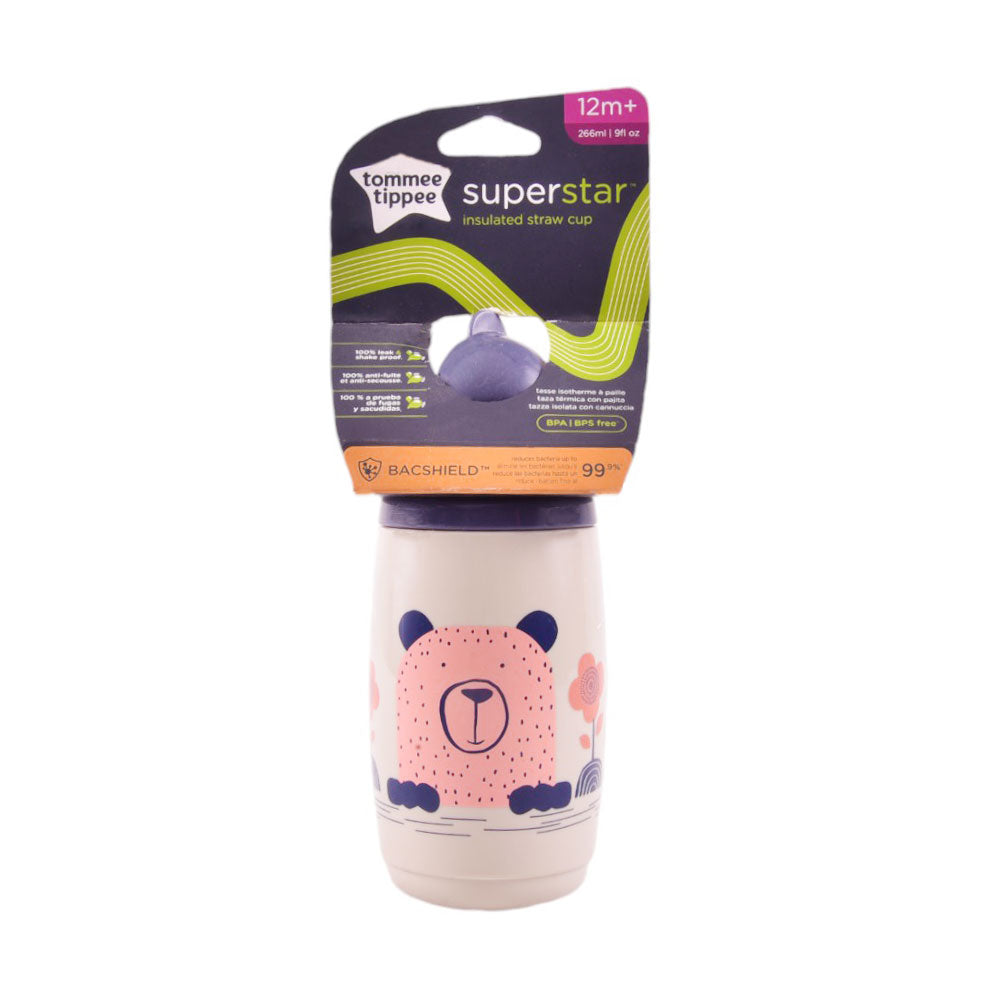 TOMMEE TIPPEE INSULATED STRAW CUP 12M+ 447824 Default Title - MamasJan Grocery Nonfood