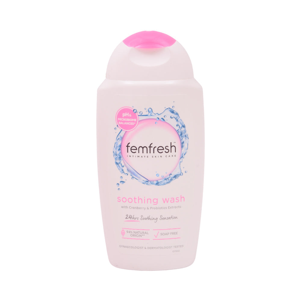 FEMFRESH BODY WASH SOOTHING CRANBERRY & PROBIOTICS 250 ML Default Title - MamasJan skincare