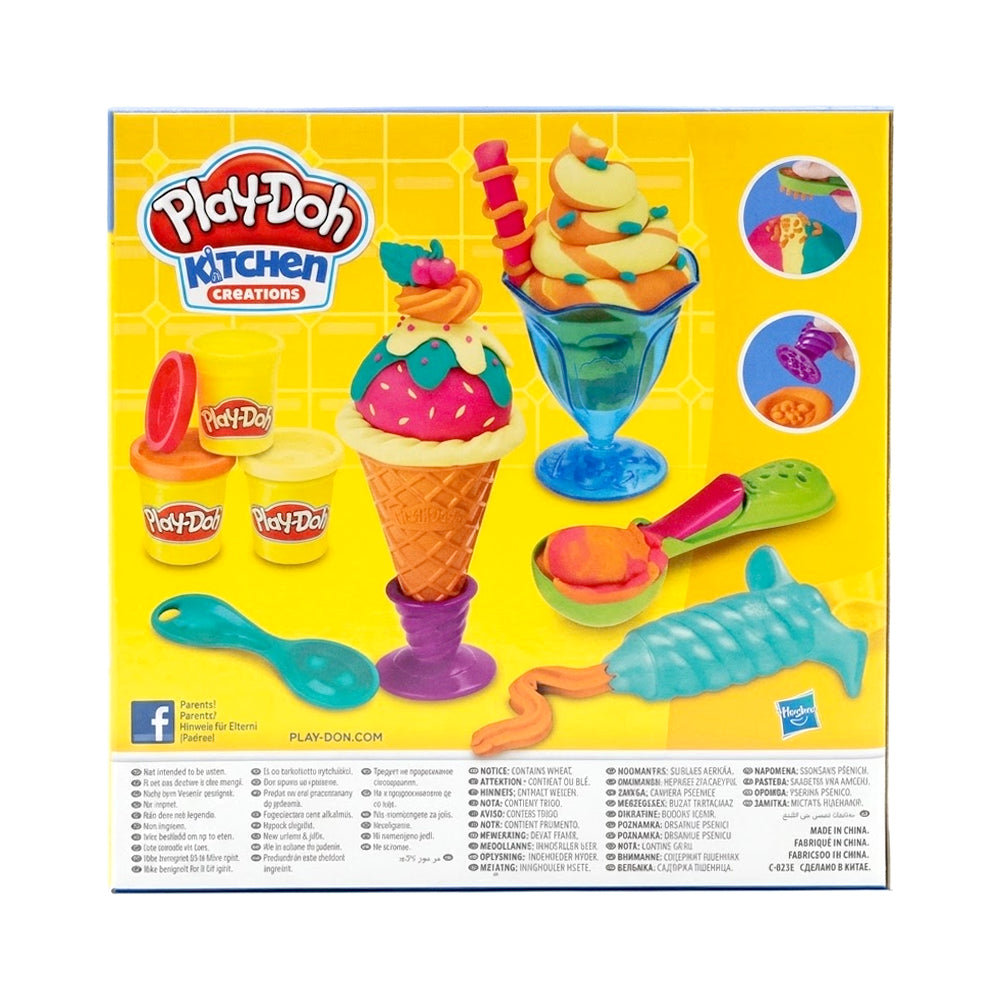 B1857 HASBRO PD PLAYDOH ICE CREAM TREATS A.I Default Title - MamasJan Toys
