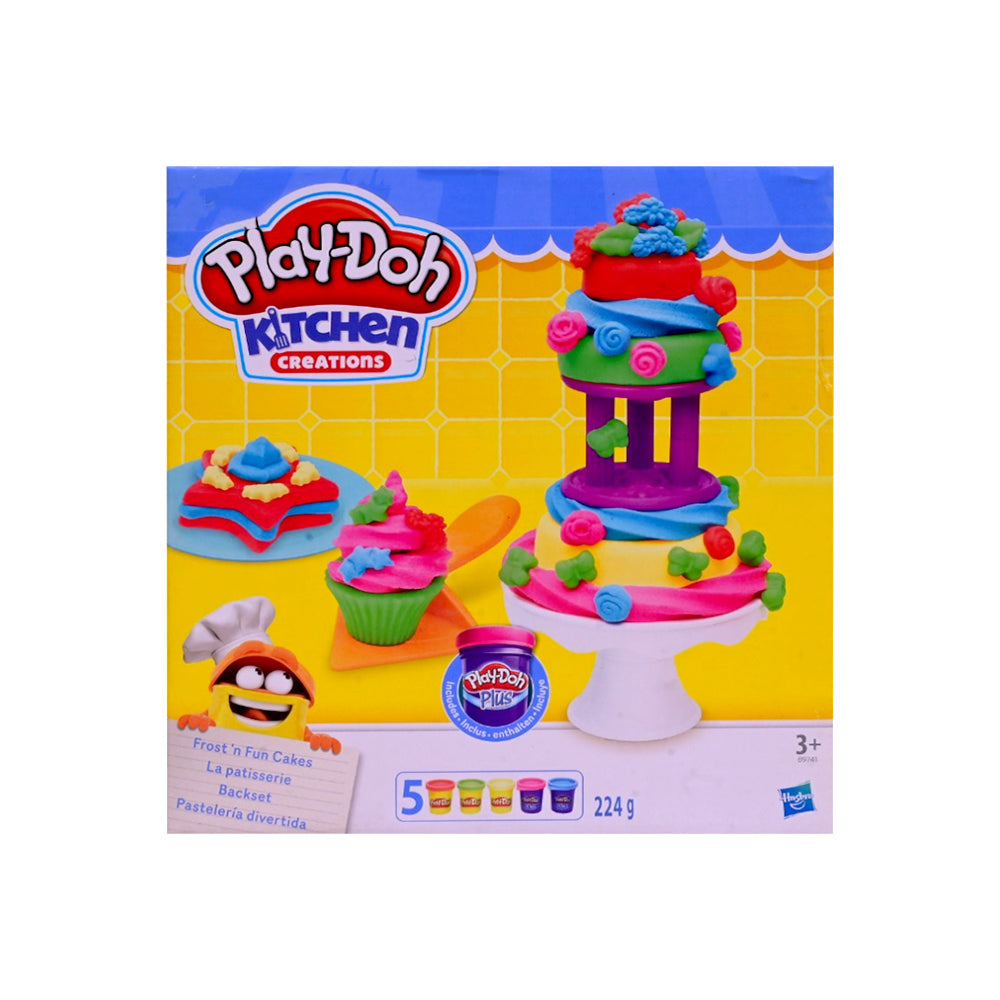 B9741 HASBRO PLAYDOUGH FROST N FUN CAKES A.I Default Title - MamasJan Toys