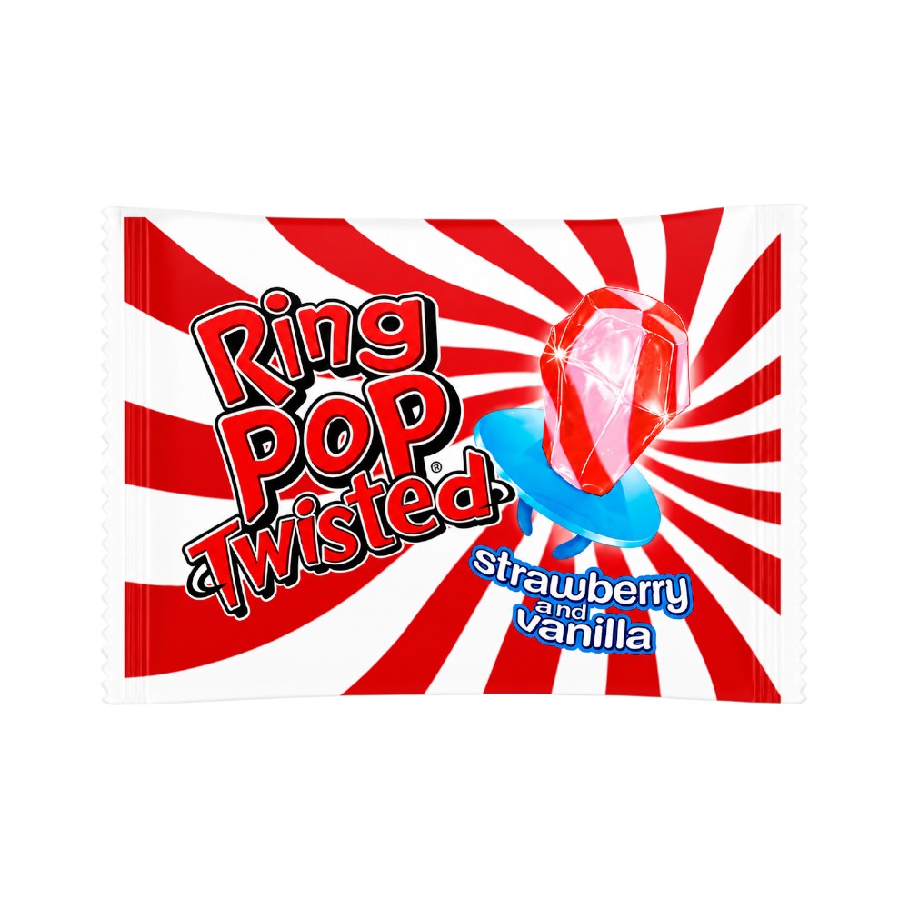 BAZOOKA RING POP TWISTED BERRY BLAST 14 GM Default Title - MamasJan Grocery Food