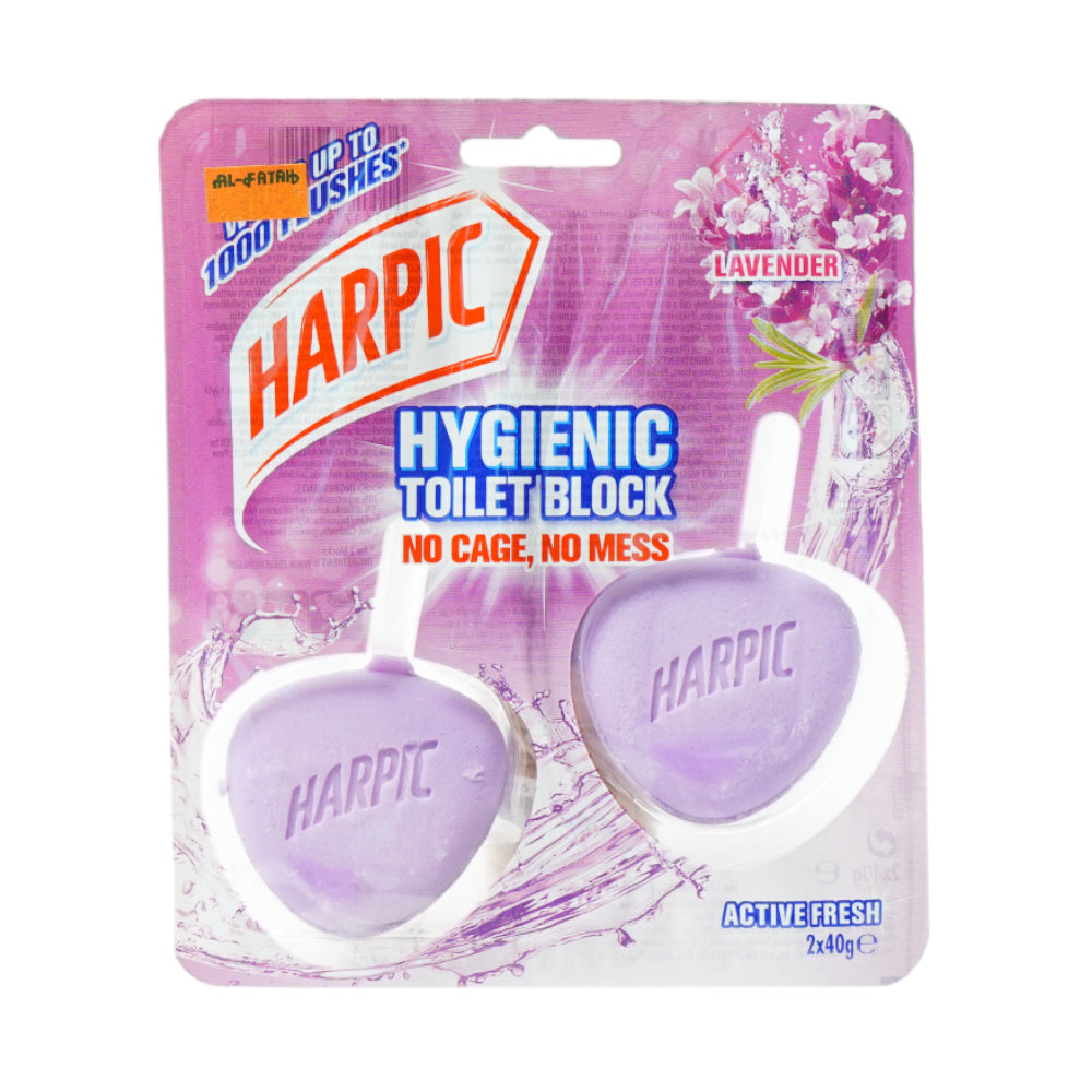 HARPIC ACTIVE FRESH LAVENDER 2X40 GM Default Title - MamasJan Grocery Nonfood