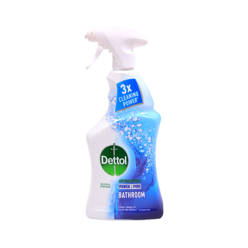 DETTOL CLEANER SPRAY BATHROOM POWER & PURE 750 ML Default Title - MamasJan Grocery Nonfood