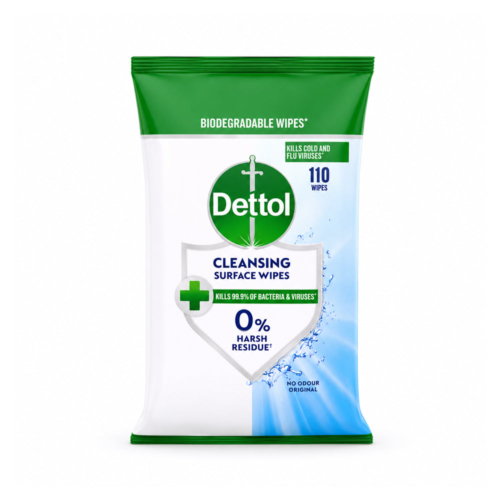 DETTOL WIPES MULTI SURFACE ANTI BACTERIAL 110 S Default Title - MamasJan Grocery Nonfood