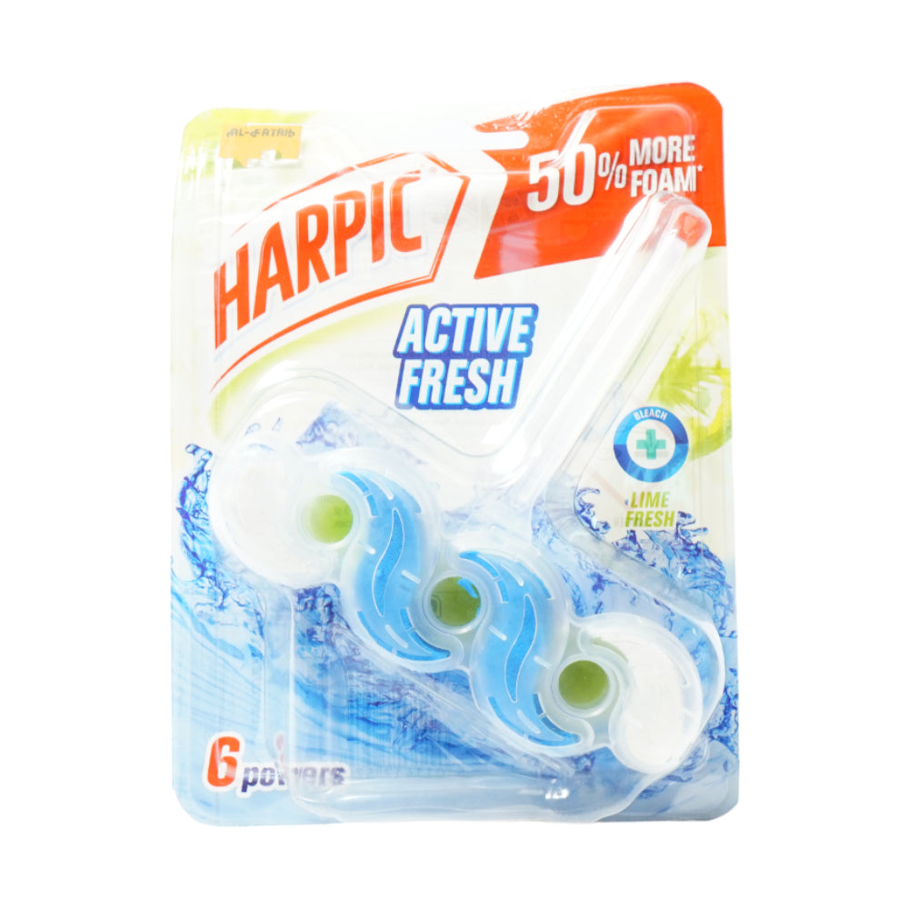 HARPIC TOILET AIR FRESHNER LIME ACTIVE FRESH 6 POWERS 35 GM Default Title - MamasJan Grocery Nonfood