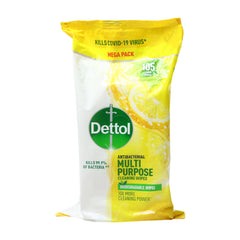 DETTOL CLEANING WIPES MULTI PURPOSE CITRUS ZEST 105S Default Title - MamasJan Grocery Nonfood