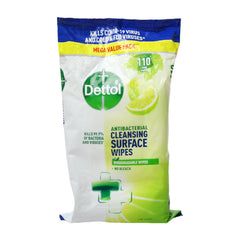 DETTOL WIPES MULTI SURFACE LIME AND MINT 110S Default Title - MamasJan Grocery Nonfood