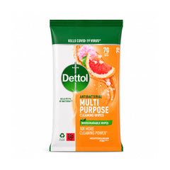 DETTOL WIPES MULTIPURPOSE CLEANING 70 WIPES Default Title - MamasJan Grocery Nonfood