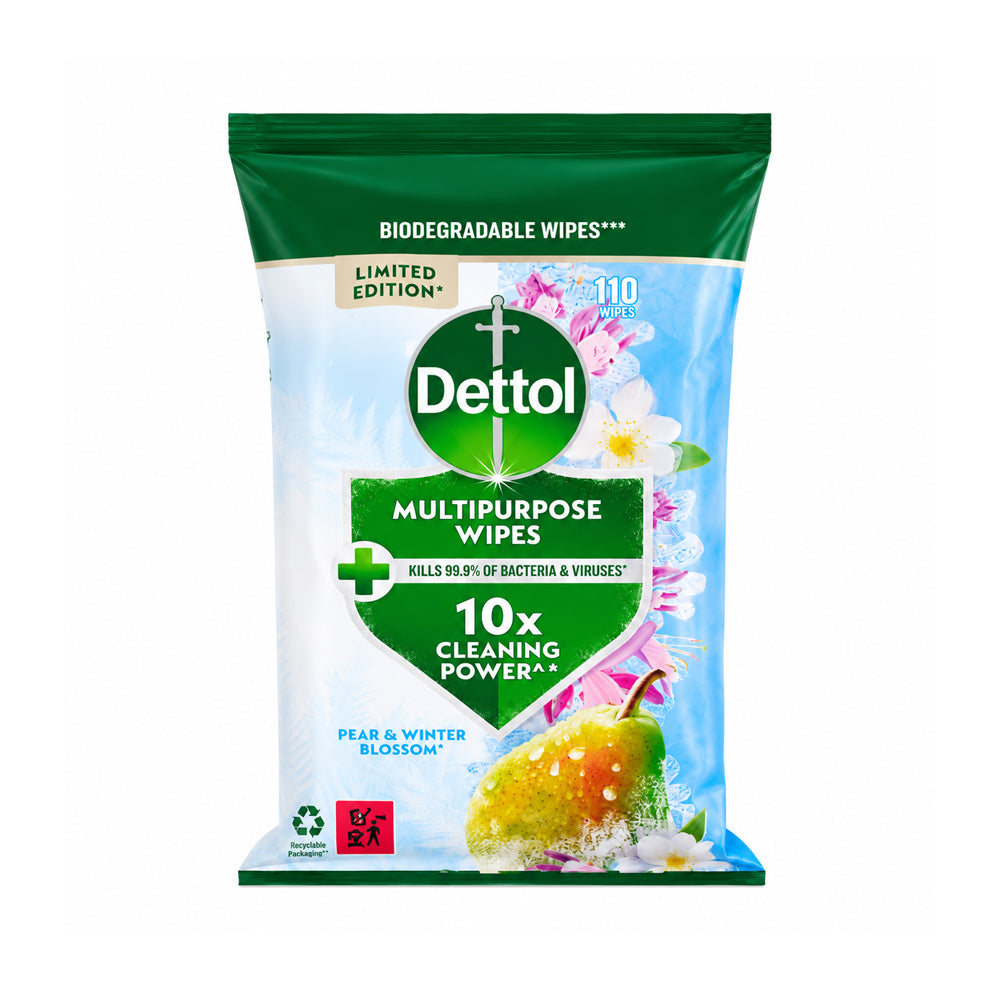 DETTOL WIPES MULTIPURPOSE 110 WIPES Default Title - MamasJan Grocery Nonfood