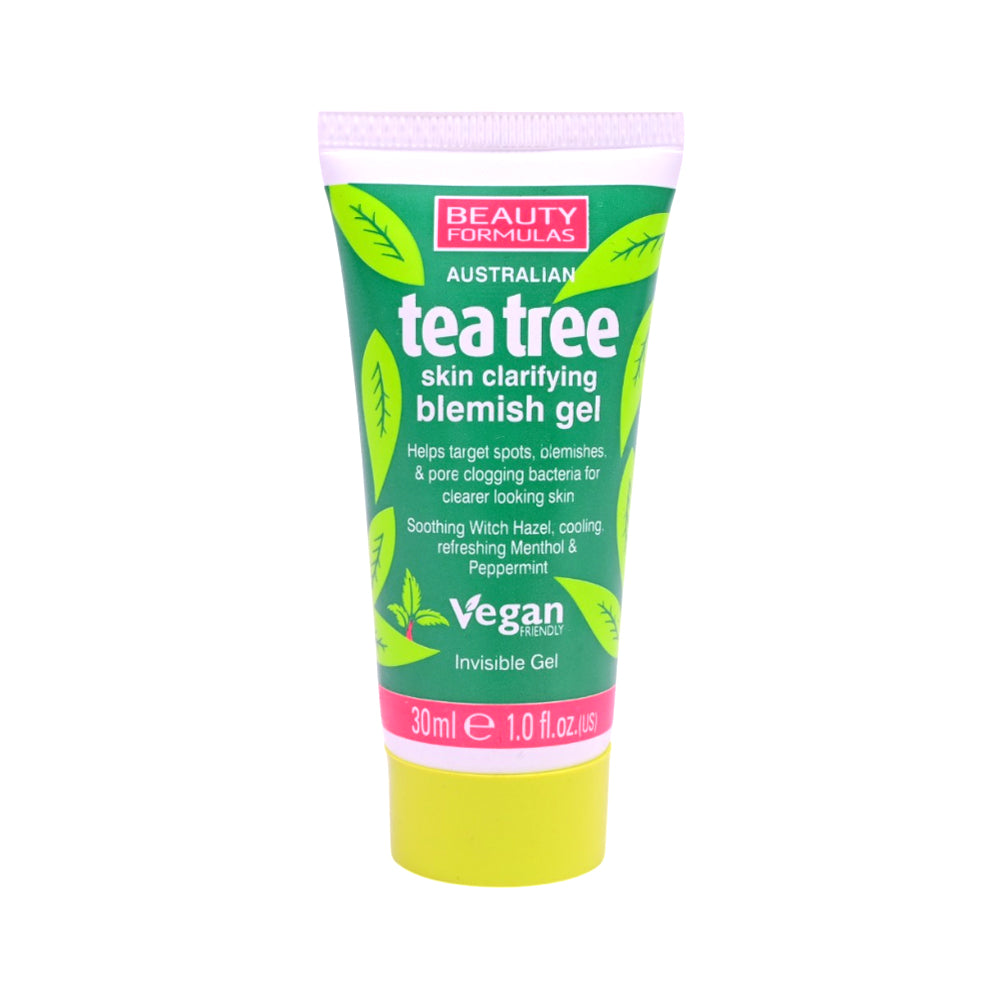 BEAUTY FORMULAS TEA TREE VEGAN BLEMISH GEL 30ML Default Title - MamasJan skincare