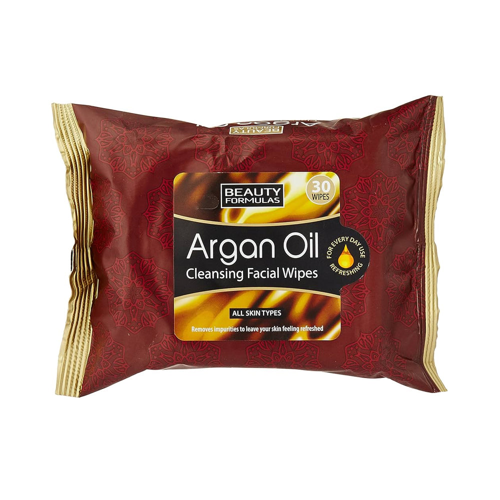 BEAUTY FORMULA ARGAN OIL FACIAL WIPES Default Title - MamasJan skincare