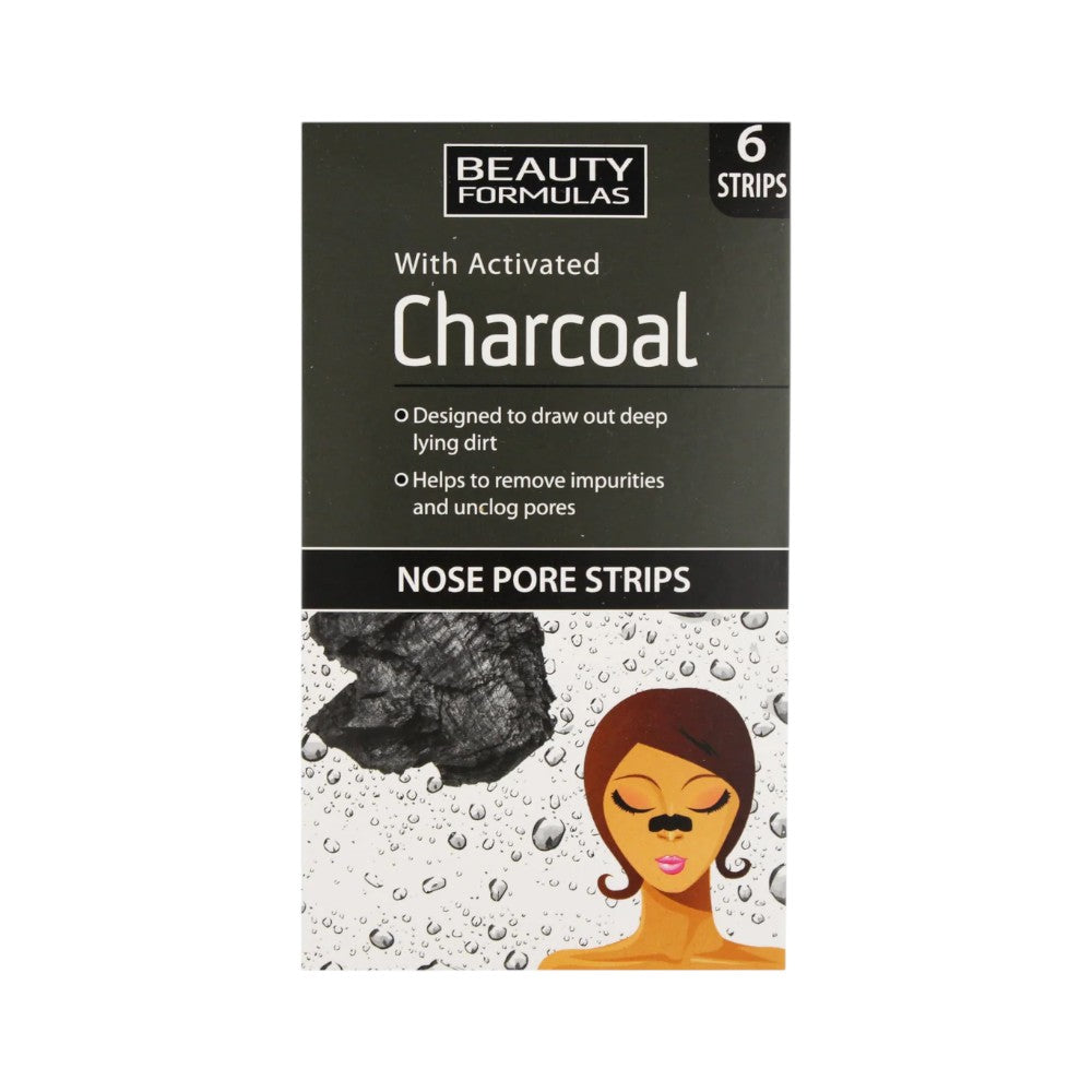 BEAUTY FORMULA 6 ACTIVATED CHARCOL NOSE STRIP PC Default Title - MamasJan skincare