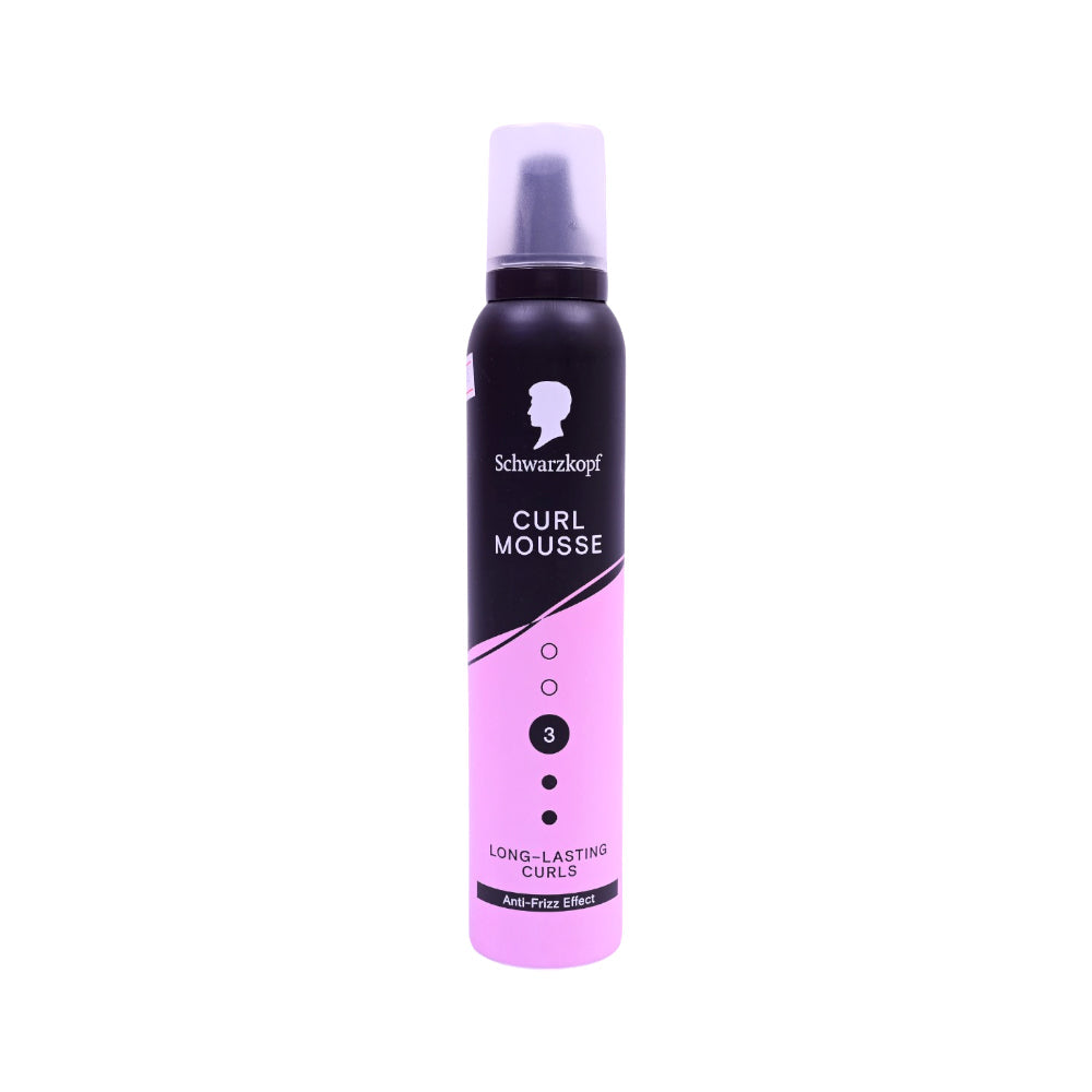 SCHWARZKOPF CURL MOUSSE ANTI-FRIZZ NO.3 200ML Default Title - MamasJan haircare