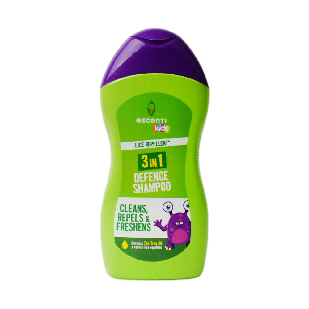 ESCENTI KIDS SHAMPOO LICE REPELLENT DEFENCE 3IN1 300 ML Default Title - MamasJan Grocery Nonfood