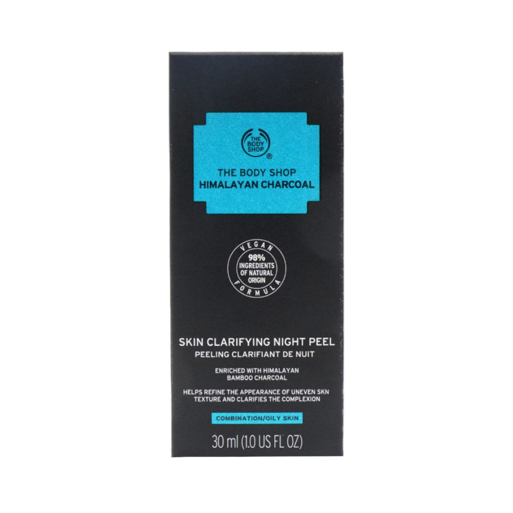 BODY SHOP HIMALAYAN CHARCOAL SKIN CLEARING NIGHT PEEL 30ML Default Title - MamasJan Makeup